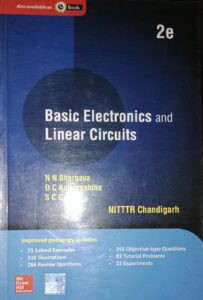 BASIC ELECTRONICS AND LINEAR CIRCUITS N N BHARGAVA D C KULSHRESHTHA S C GUPTA NEW B5 MRP 475