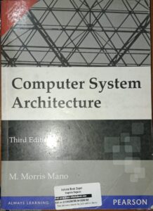 COMPUTER SYSTEM ARCHITECTURE M.MORRIS MANO NEW BOOK RACK C2 MRP725