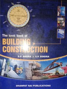 BUILDING CONSTRUCTION S.P.ARORA S.P.BINDRA NEW BOOK RACK B6 MRP 510