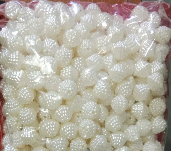__BEADS WHITE ROUNDS SHAPES PKT MRP395(RACK B2) - Image 2