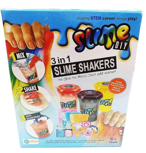 __3 IN 1 SLIME SHAKERS SLIME SET RACK A3 MRP 450