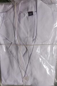 __ LAB COAT SIZE 40 NO MRP 325 RACK G2M2
