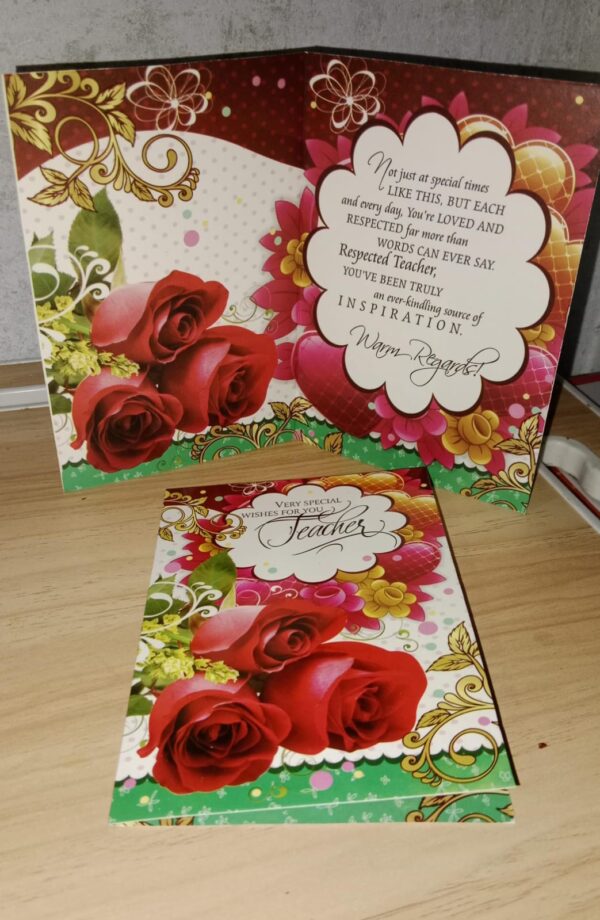 __ GREETING CARD TEACHER DAY MRP 20 RACK B4