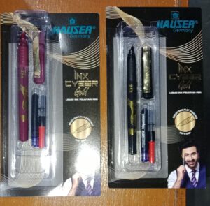HAUSER INX CYBER GOLD INK PEN MRP 100 RACK G2F1