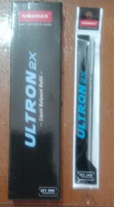 UNOMAX ULTRON 2X BALL PEN REFILL BLUE MRP 5 PLASTIC BOX S 4