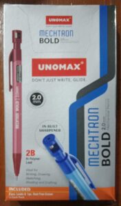 UNOMAX MECHTRON BOLD PENCIL 2.0 MM MRP 35 RACK G2M3
