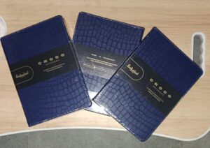 DIARY BLUE COLOUR CROCO NOTEBOOK A5 MRP 359 RACK G2K3