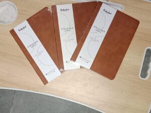 DIARY TAN COLOUR PRISMA NOTEBOOK A5 MRP 300 RACK G2K3
