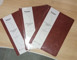 DIARY MAROON COLOUR PRISMA NOTEBOOK A5 MRP 300 RACK G2K3