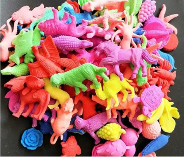 __RUBBER SHAPE DIFFERENT TYPES CHARACTER RUBBER TOYS HANGING ON WALL MRP20 - Image 2