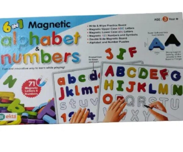 __6 IN 1 MAGNETIC ALPHABET AND NUMBERS RACK B1 MRP 715 - Image 2