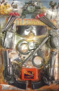 __ TOYS GUN SET KIDS PLAYING GUN SET HANGING ON WALL MRP 225