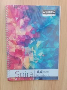 ASHOKA SPIRAL NOTEBOOK RULLED RS 125