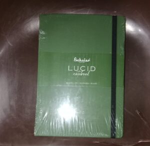 DIARY LUCID GREEN COLOUR NOTEBOOK A5 (CODE LUC2-G) PAGES 160 MRP 220 RACK G2K3