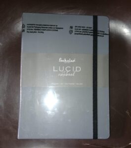 DIARY LUCID GREY COLOUR NOTEBOOK A5 (CODE LUC2-GY) PAGES 160 MRP 220 RACK G2K3