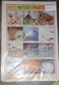 ////NATURAL DISASTER STICKER CHART NO 163 MRP 10