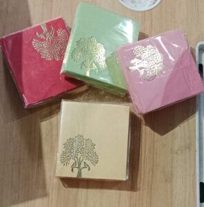 SHAGUN CARD PAPER ENVELOP SMALL SIZE MRP 4 RACK G3D1