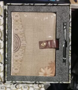 DIARY COLOUR JUTE JUTE SERIES ( CODE N 2900 ) MRP 615 RACK G2K3