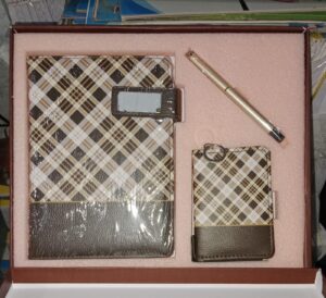 DIARY COLOUR BROWN CHECK SERIES MRP 999 RACK G2K3
