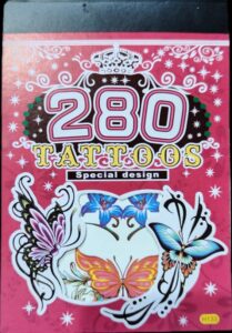 TATTOO BOOK SMALL SIZE MRP RS 20 RACK A2
