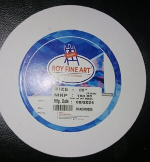__ ROUND CANVAS BOARD( SIZE -06 ) 15X24 CM MRP 160 2ND FLOOR