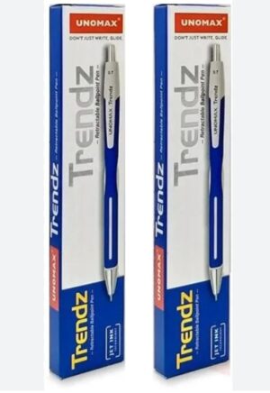 UNOMAX TRENDZ RT BALLPEN CLICK BLUE MRP 20 RACK G2G2
