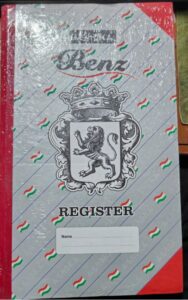 ASHOKA HARD BOUND F/S REGISTER MRP RS 180 (240 PAGES)