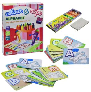 __COLOUR AND WIPE ALPHABET MRP 325 ART N CRAFT RACK B1