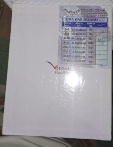 CANVAS BOARD SIZE 8X10 MRP 80 2ND FLOOR