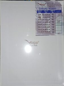 CANVAS BOARD MRP 100 SIZE 9X12 2ND FLOOR
