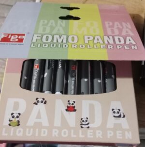 FIGO FOMO PANDA LIQUID ROLLER PEN BLACK MRP RS 10 G2F2