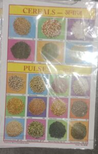 CEREALS AND PULSES STICKER CHART NO 112 MRP 20