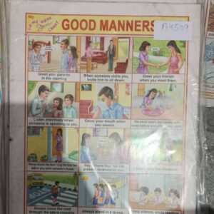 GOOD MANNER STICKER CHART NO 224 MRP 7