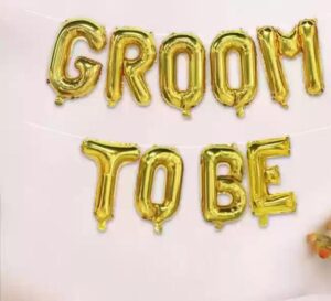 __ GROOM TO BE FOIL BALLOOON MRP 175 RACK ART N CRAFT A4