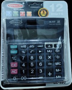 BAMBILIO CALCULATOR BL-520 MRP RS 440 G2J3