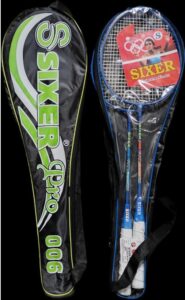 __SIXER RACKET PRO 006 SET OF 2 MRP RS 489