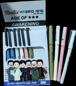 MONTEX HYBRID GEL PEN BLUE MRP RS 10 G2F3