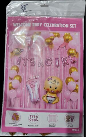 WELCOME BABY GIRL MRP 325 (BOX 13)