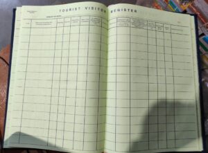 TOURIST VISITOR REGISTER MRP RS 975 G3M2