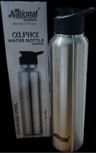 NATIONAL WATER BOTTLE SPORTY STEEL MRP RS 449