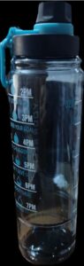 TRANSPARENT WATER BOTTLE SIPPER 50 MRP RS 150