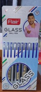 FLAIR GLASS BALL PEN BLUE MRP 10 RACK G2G3
