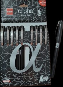 CELLO ALPHA BALL PEN BLACK MRP RS 10 G2G2