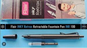 FLAIR RETRAX INK PEN CLICK MRP RS 100