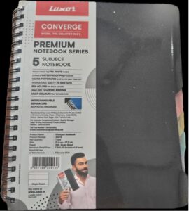 LUXOR CONVERGE PREMIUM NOTEBOOK MRP RS 330 G2K3