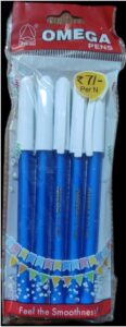 OMEGA YO GEL PEN BLUE MRP RS 7 G2G1
