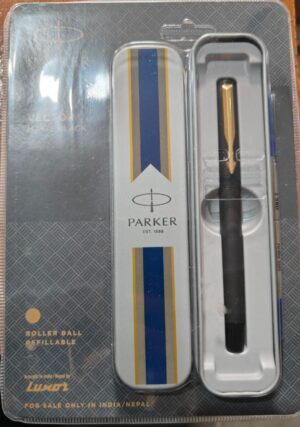 PARKER VECTOR MATTE BLACK ROLLER PEN MRP RS 800 (S6)