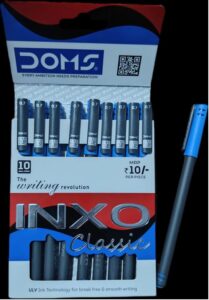 DOMS INXO CLASSIC BALL PEN BLUE MRP RS 10 (G2G3)