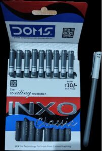 DOMS INXO CLASSIC BALL PEN BLACK MRP RS 10 (G2G2)